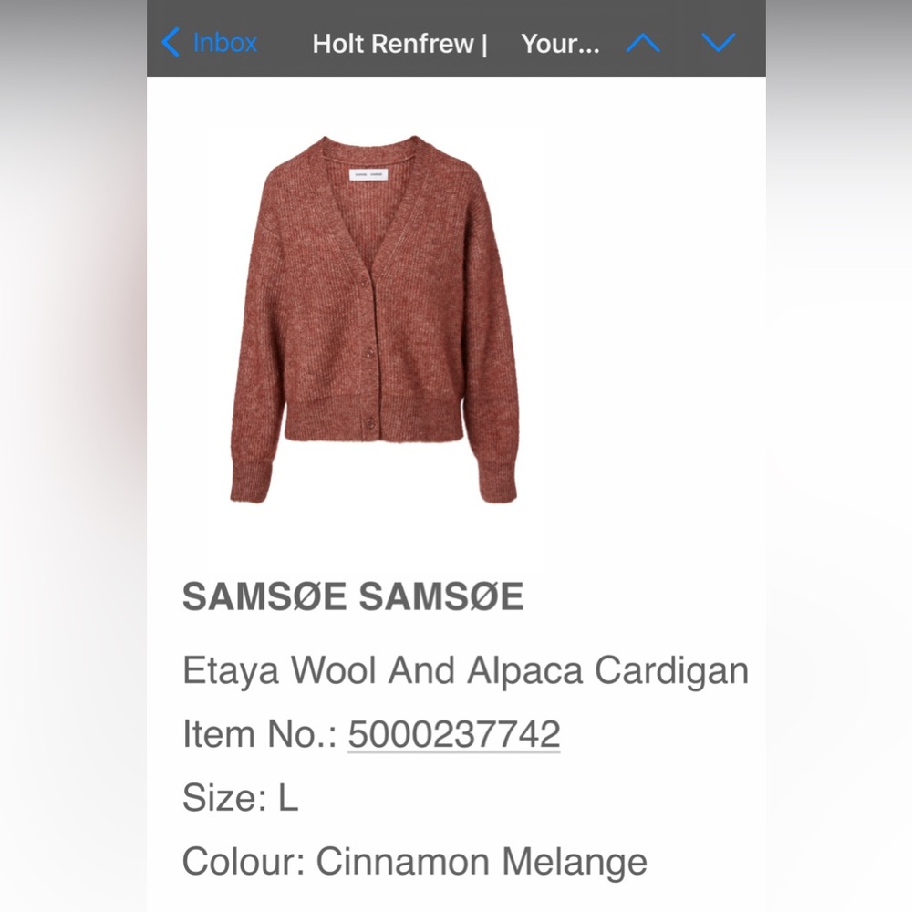 samsoe samsoe cardigan
